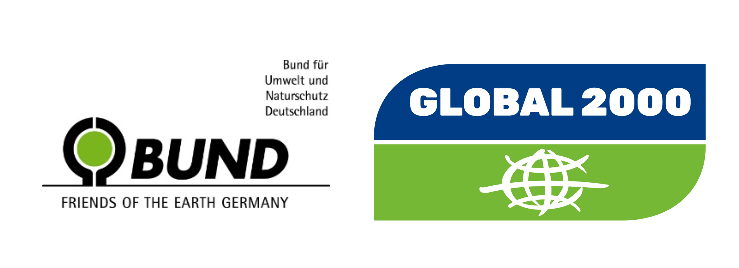 Logos vom BUND e.V. und Global 2000