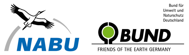 Logos von NABU und BUND