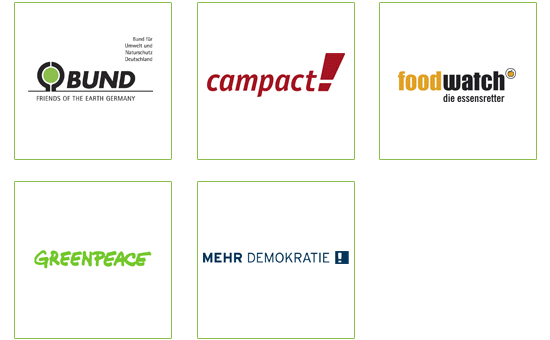Logoleiste Verbände gegen CETA 